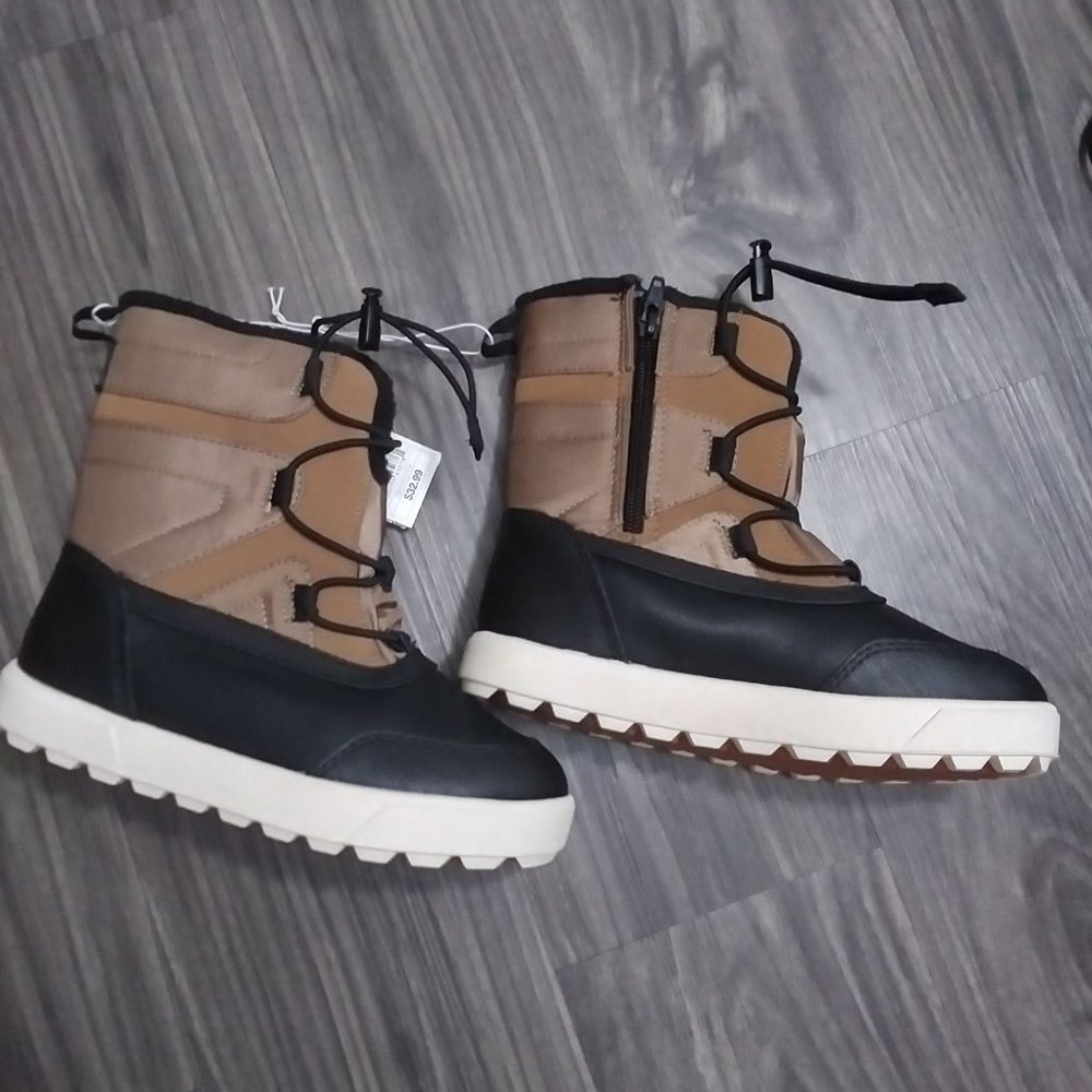 Boys' Ivan Winter Boots - Cat & Jack Brown - Picture 3 of 4